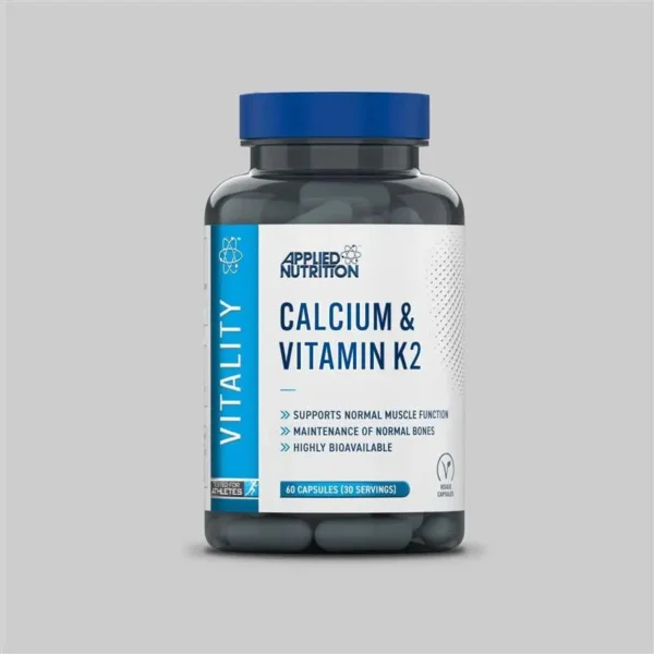 Applied Nutrition Calcium & Vitamin K2 – دعم العظام والعضلات بتركيبة نباتية متطورة